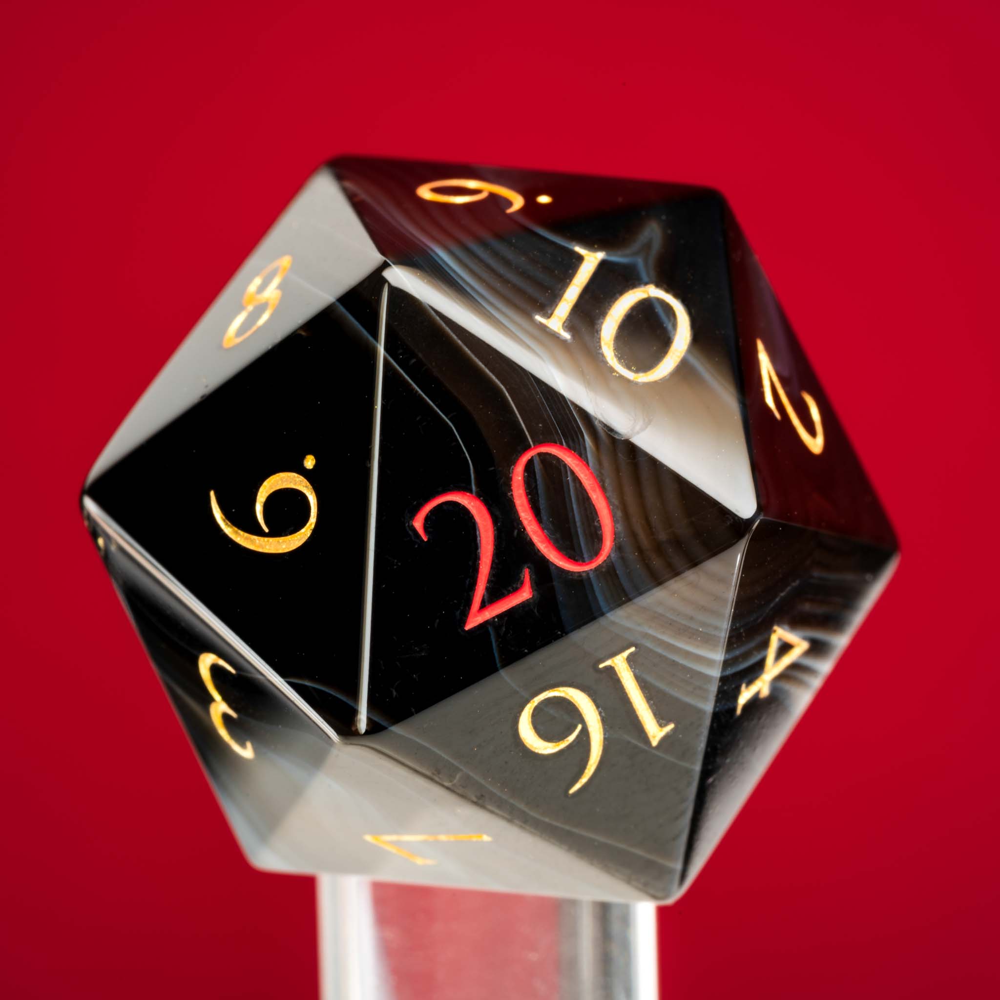 gemstone_dice-black_tibetan_agate-d20