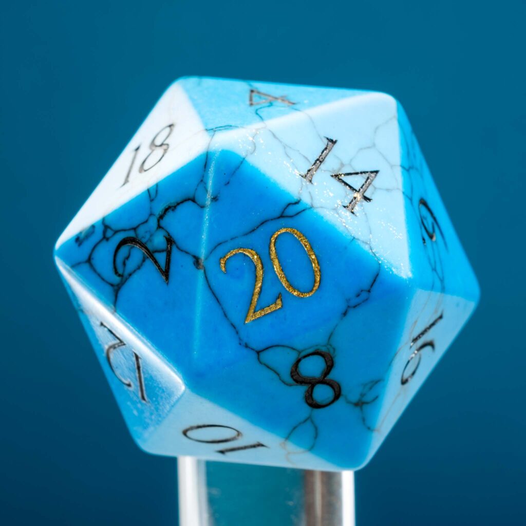 Blue Turquoise Dice by Wyrmwood