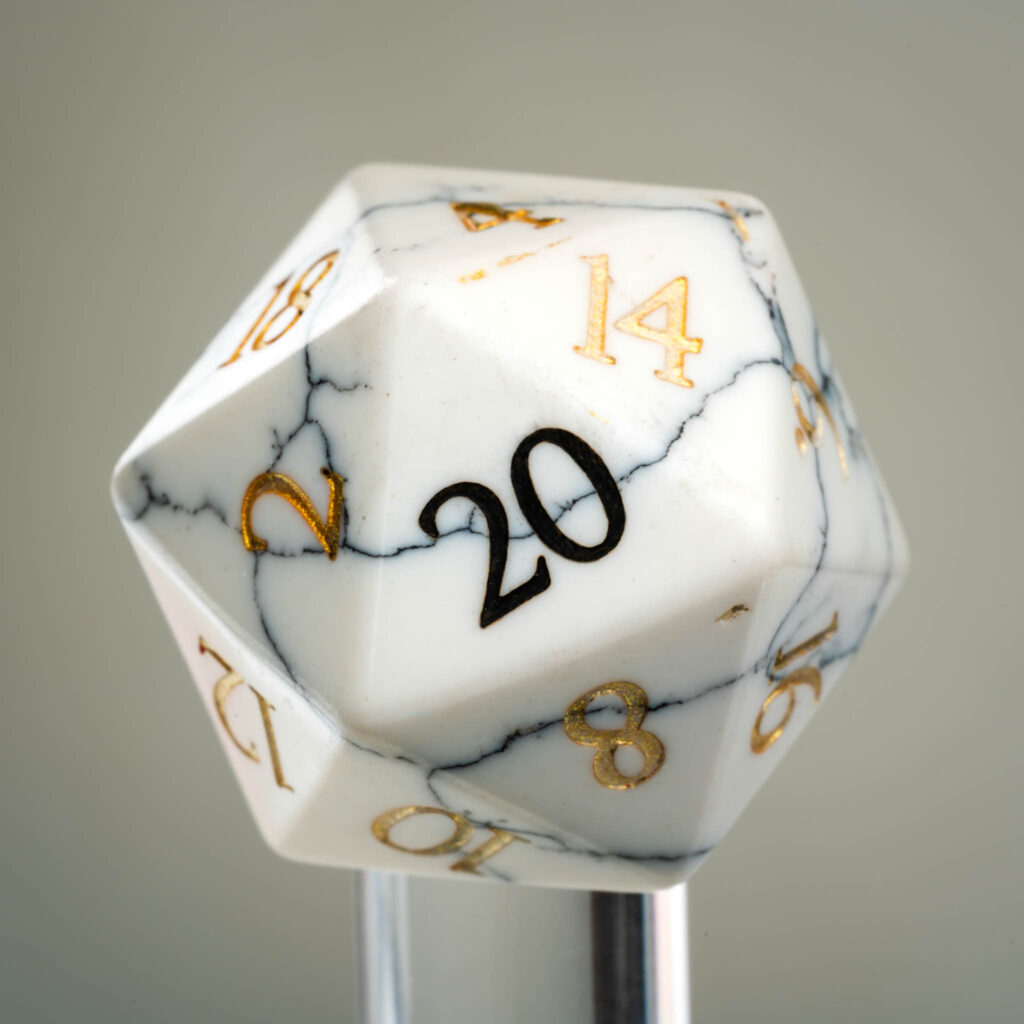 Howlite Dice by Wyrmwood
