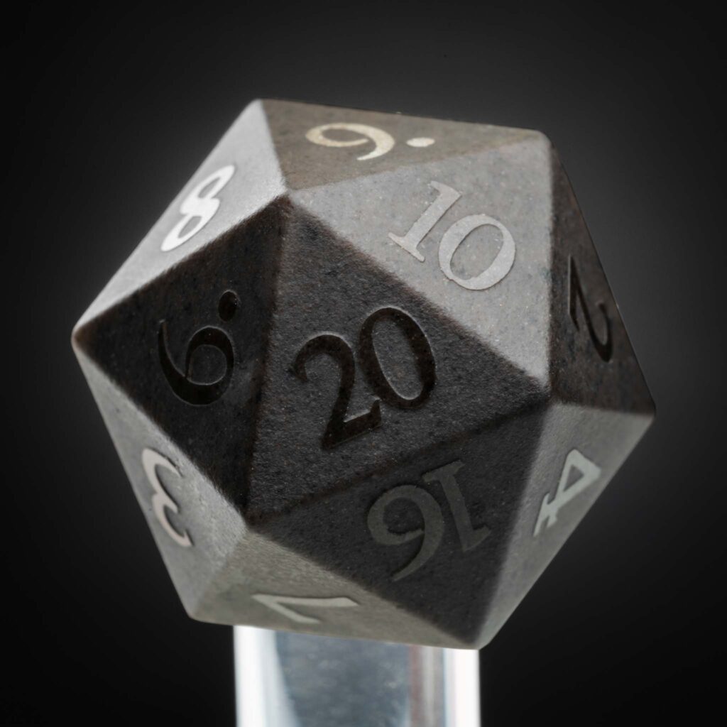 Raised Obsidian Dice by Wyrmwood