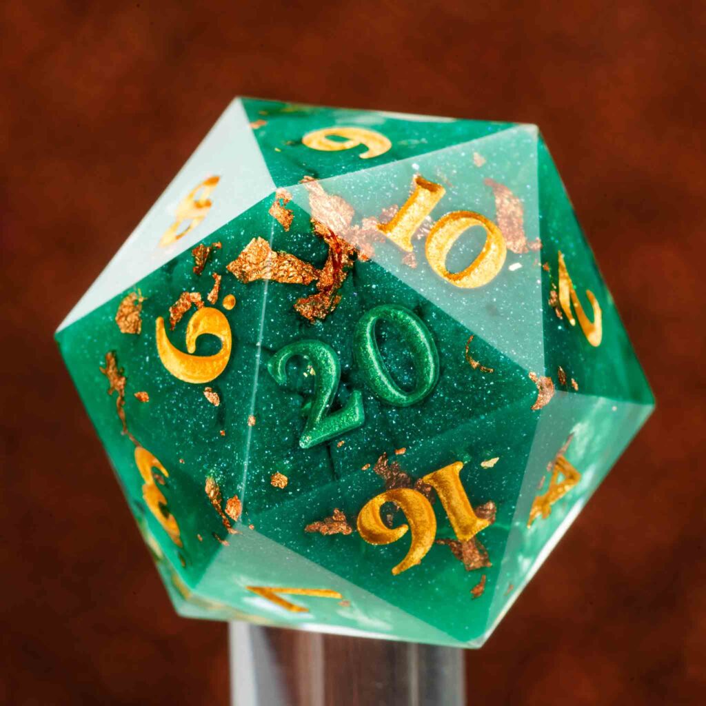 Ancient Bronze Dice by Wyrmwood