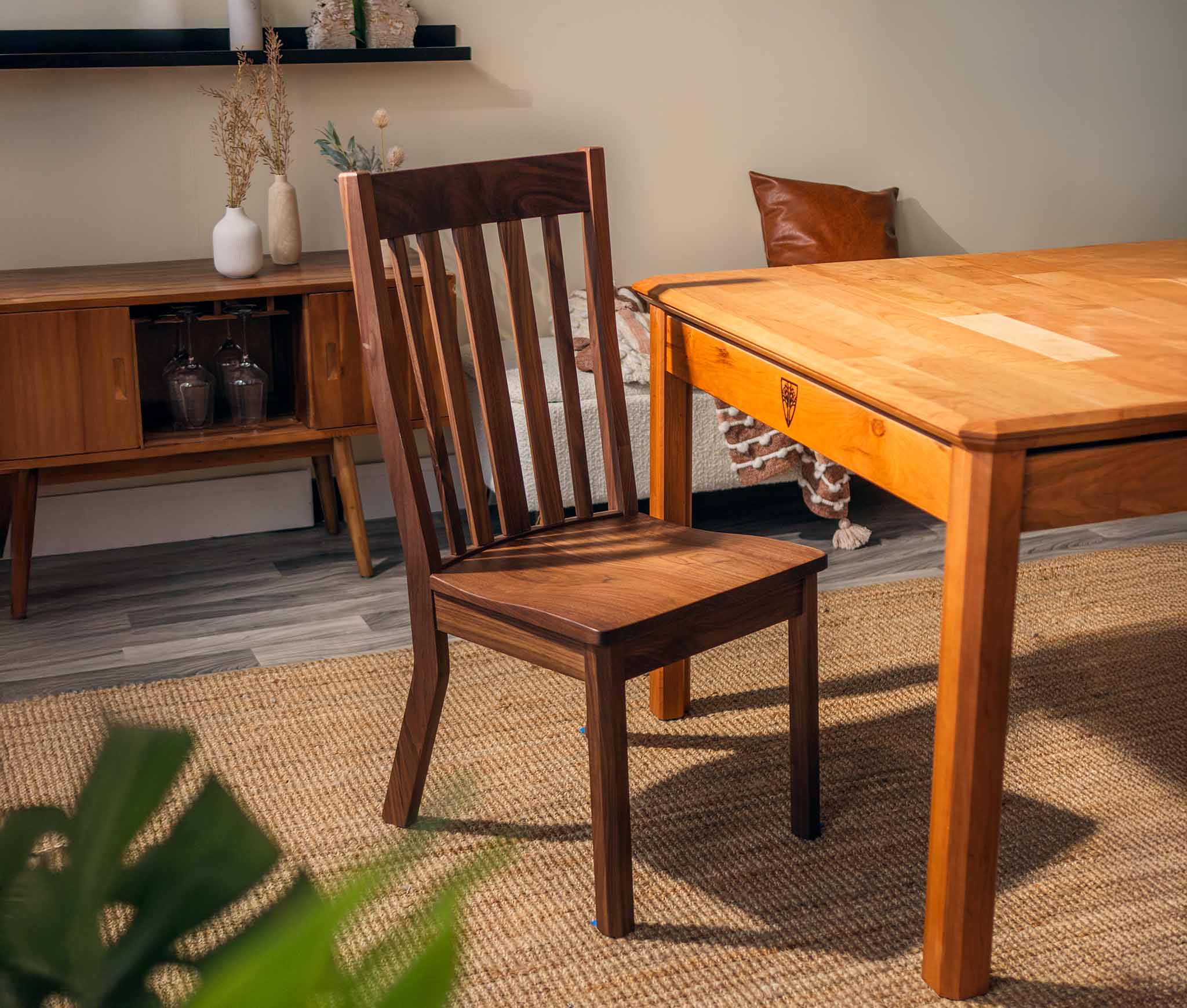 MGT Black Walnut Solid Wood Chair - Wyrmwood