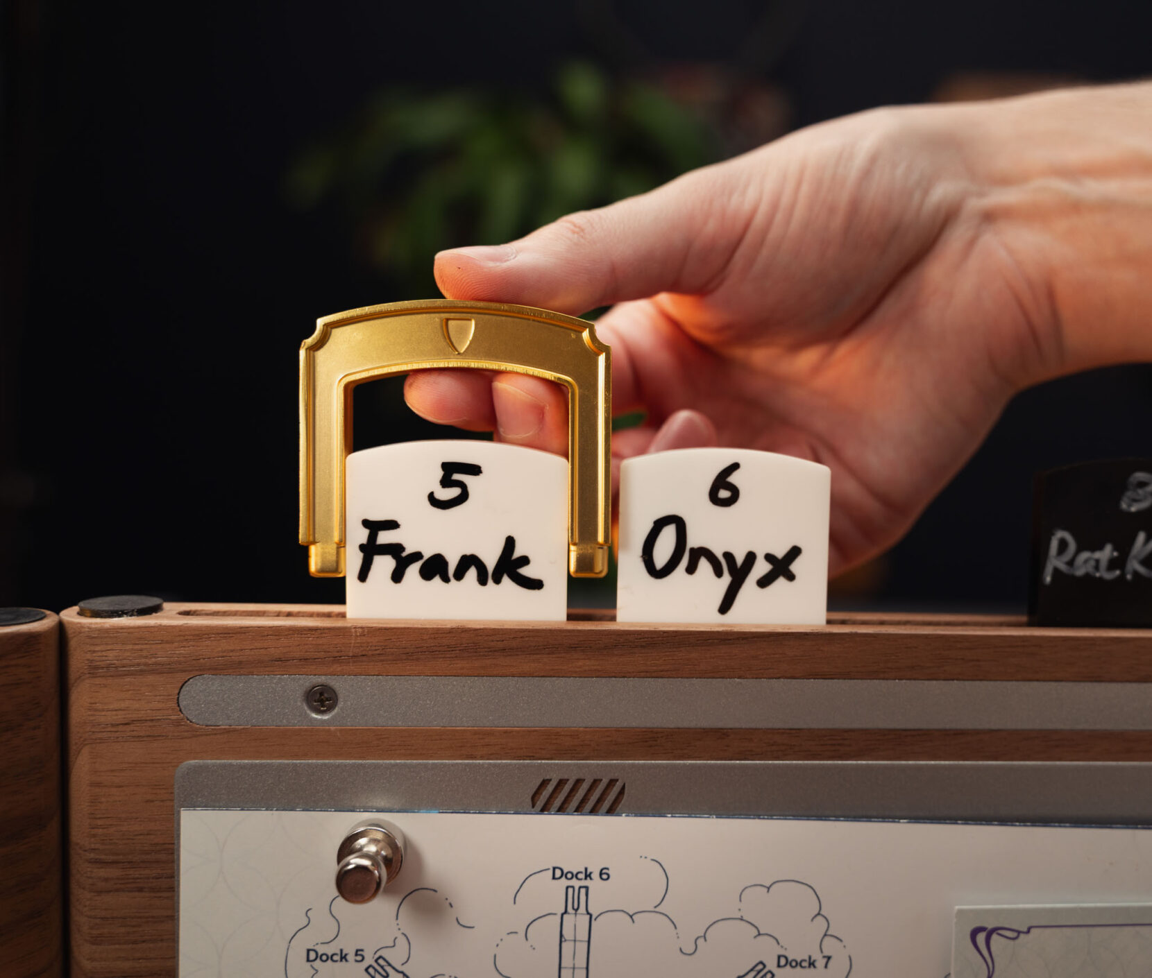 DM Screen Brass Turn Tracker | Wyrmwood