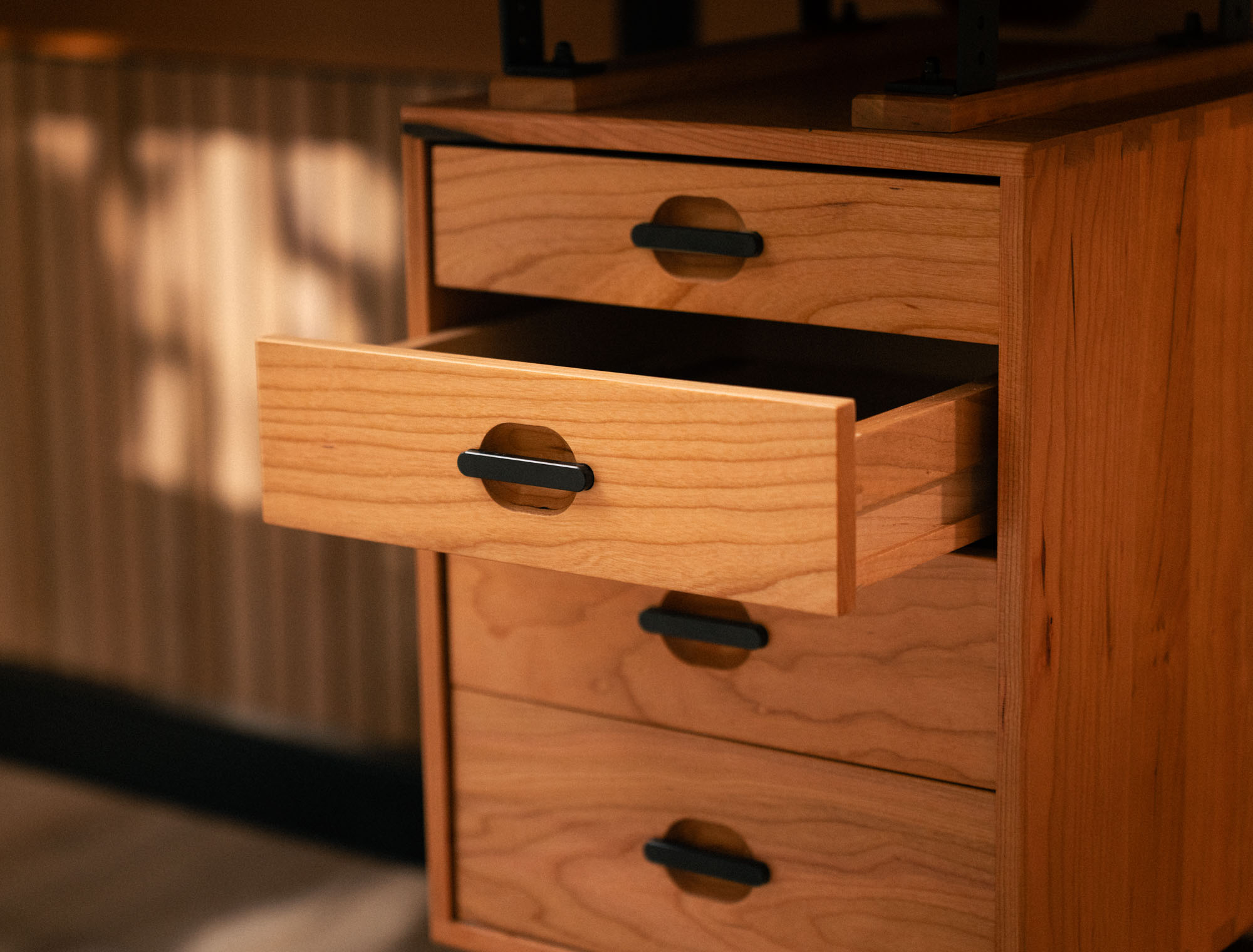 modular-desk-tall-cubbie-cherry-drawer-open-02