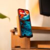 Phone Holder - phone holder wider shot on desk